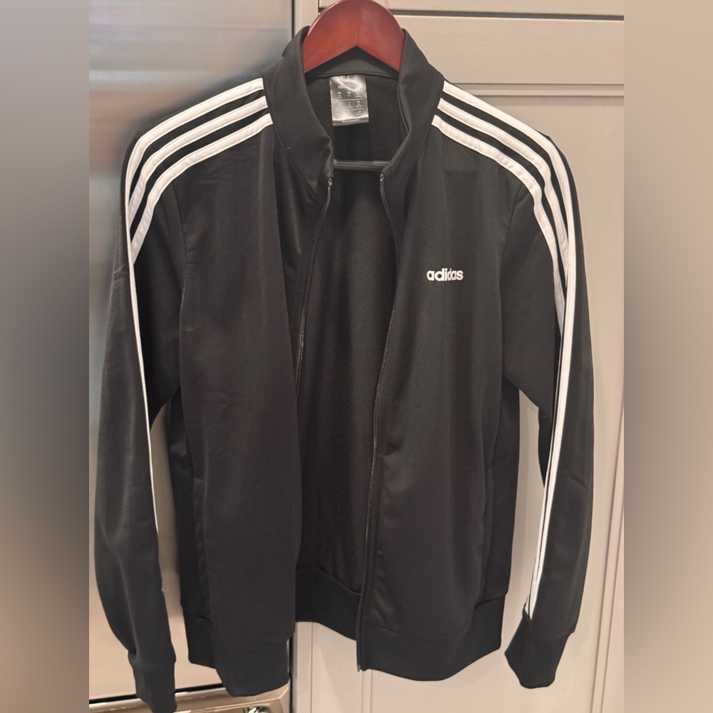 Boys adidas black white jacket